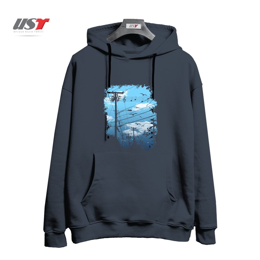 هودی اورسایز طرح ELECTRIC MUSIC CITY