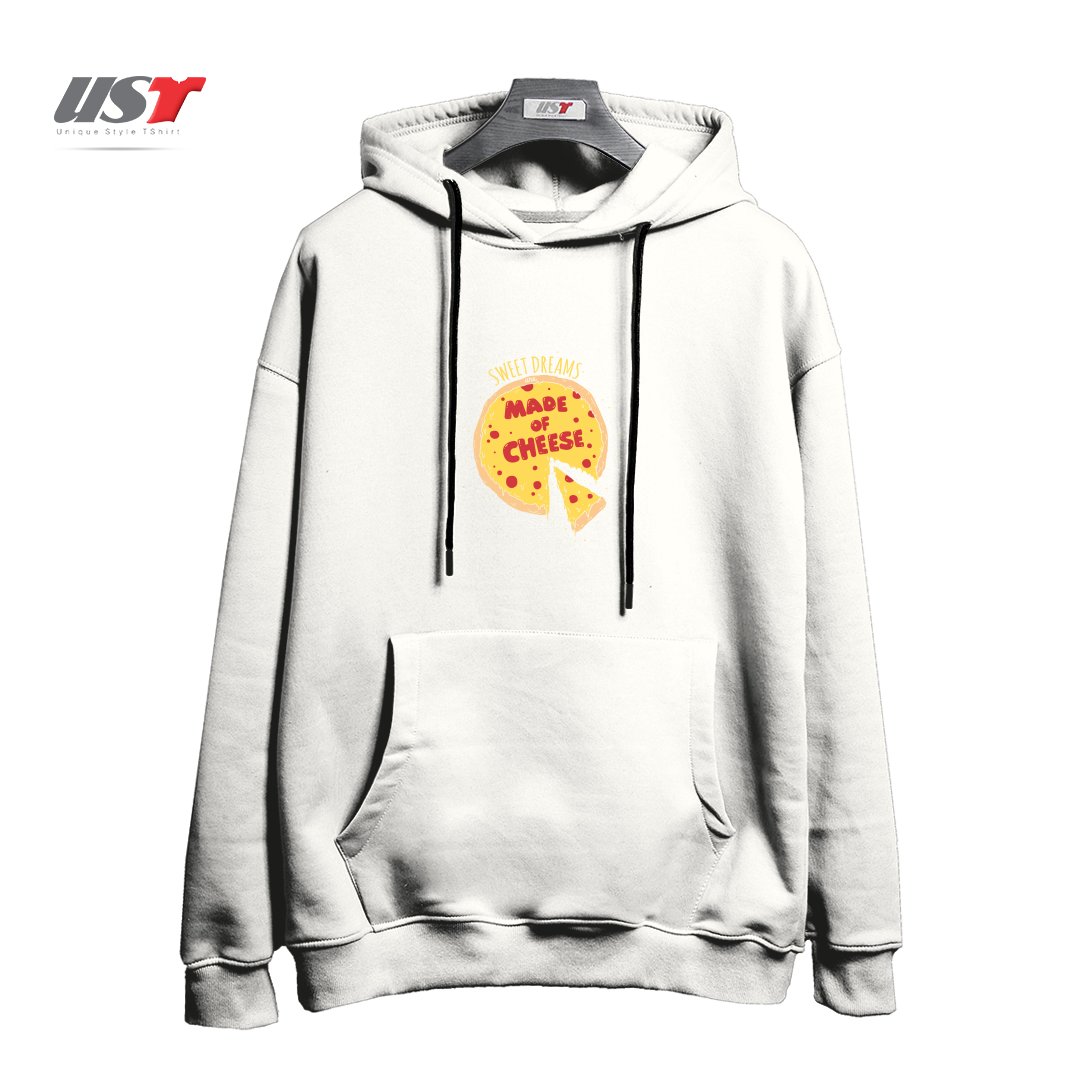 هودی اورسایز طرح SWEET DREAMS ARE MADE OF CHEESE