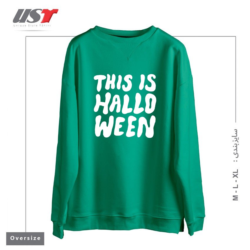 سوییشرت اورسایز طرح THIS IS HALLOWEEN