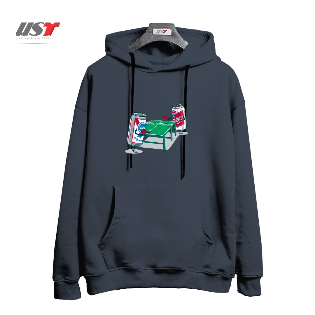 طرح BEER PONG هودی اورسایزرنگ دودی