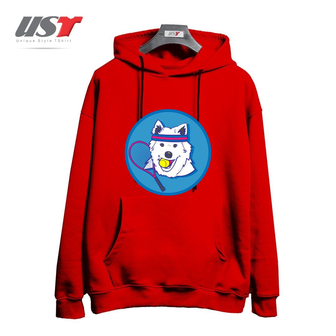 طرح KAYA. هودی اورسایزرنگ قرمز