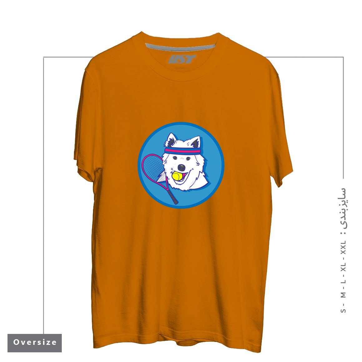 طرح KAYA. تیشرت اورسایزرنگ پرتغالی