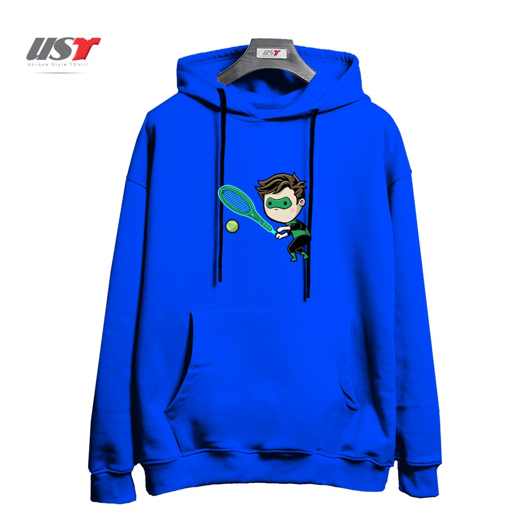 هودی اورسایز طرح SPORTY BUDDY TENNIS