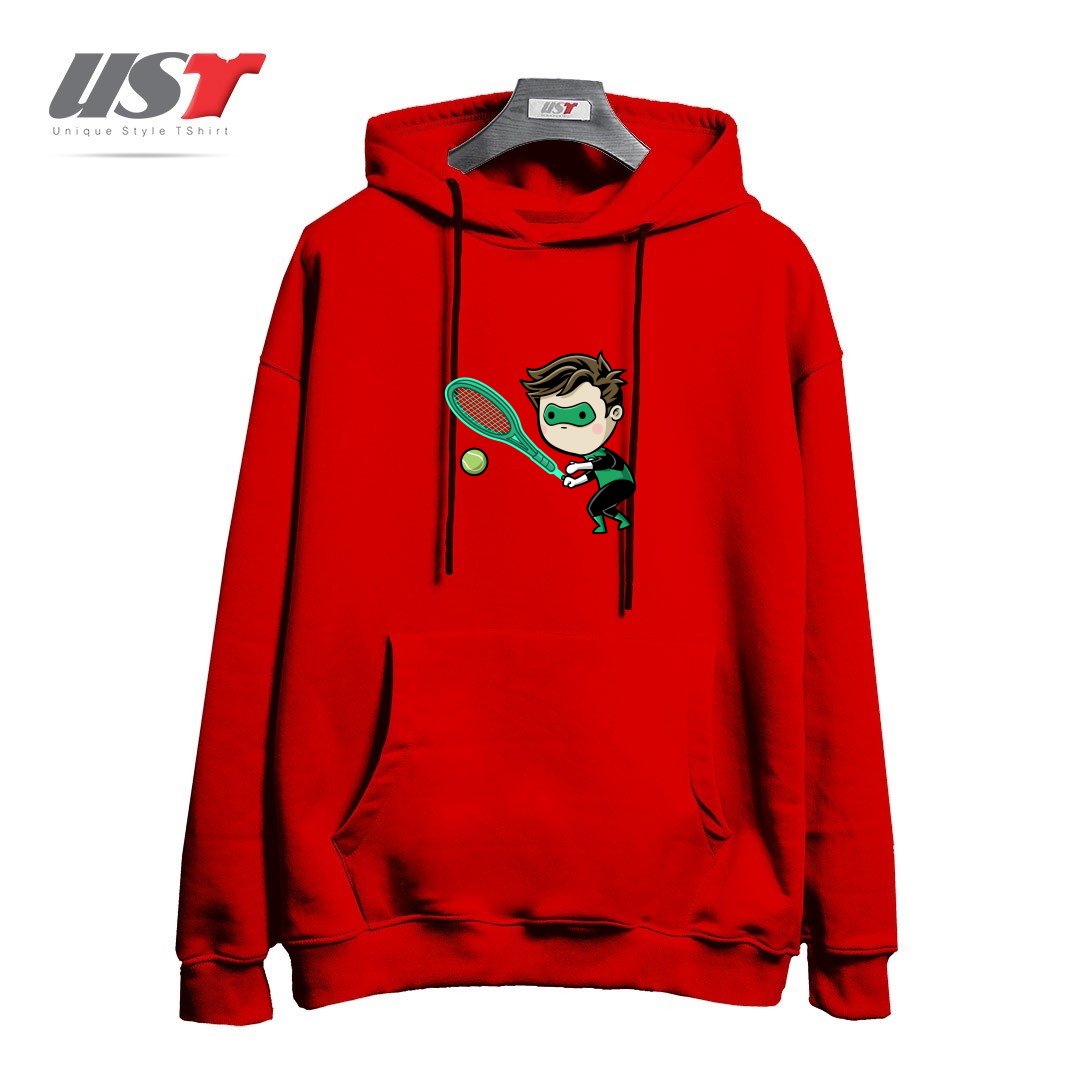 هودی اورسایز طرح SPORTY BUDDY TENNIS