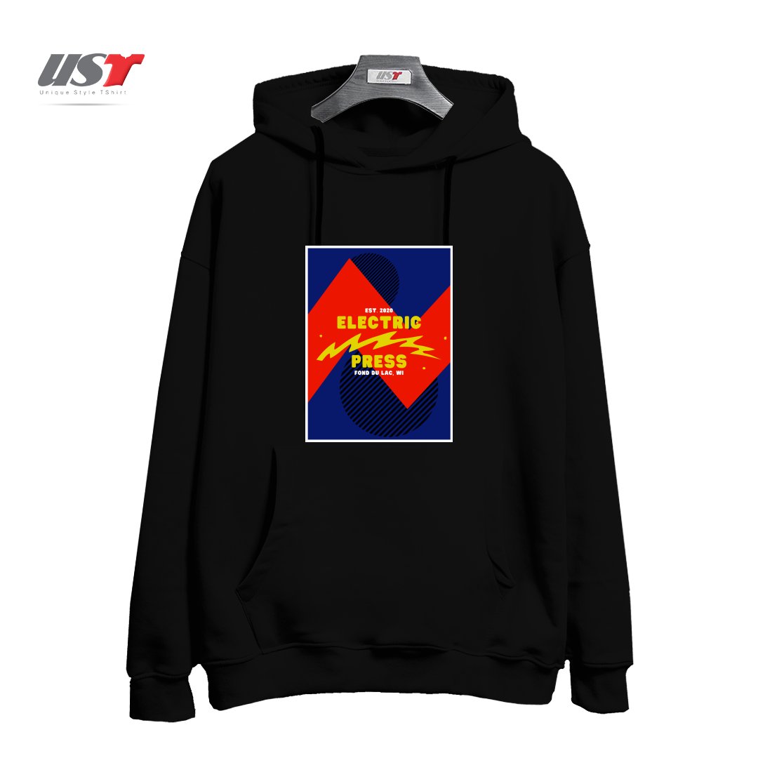 هودی اورسایز طرح ELECTRIC SKY