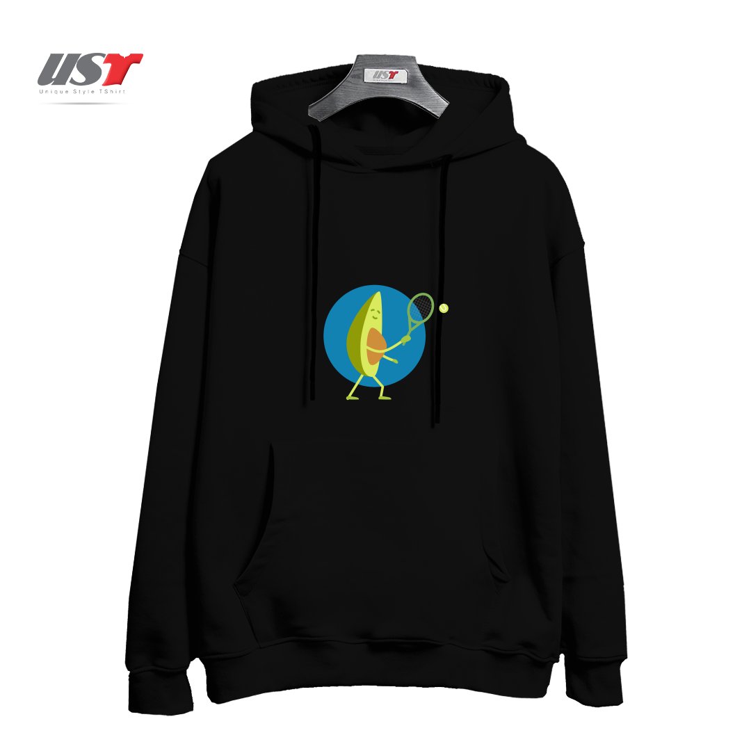 هودی اورسایز طرح TENNIS AVOCADO