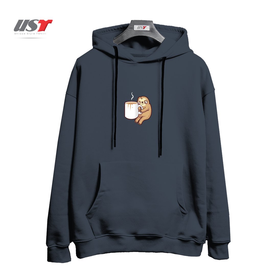 طرح AHH MORNINGS هودی اورسایزرنگ دودی