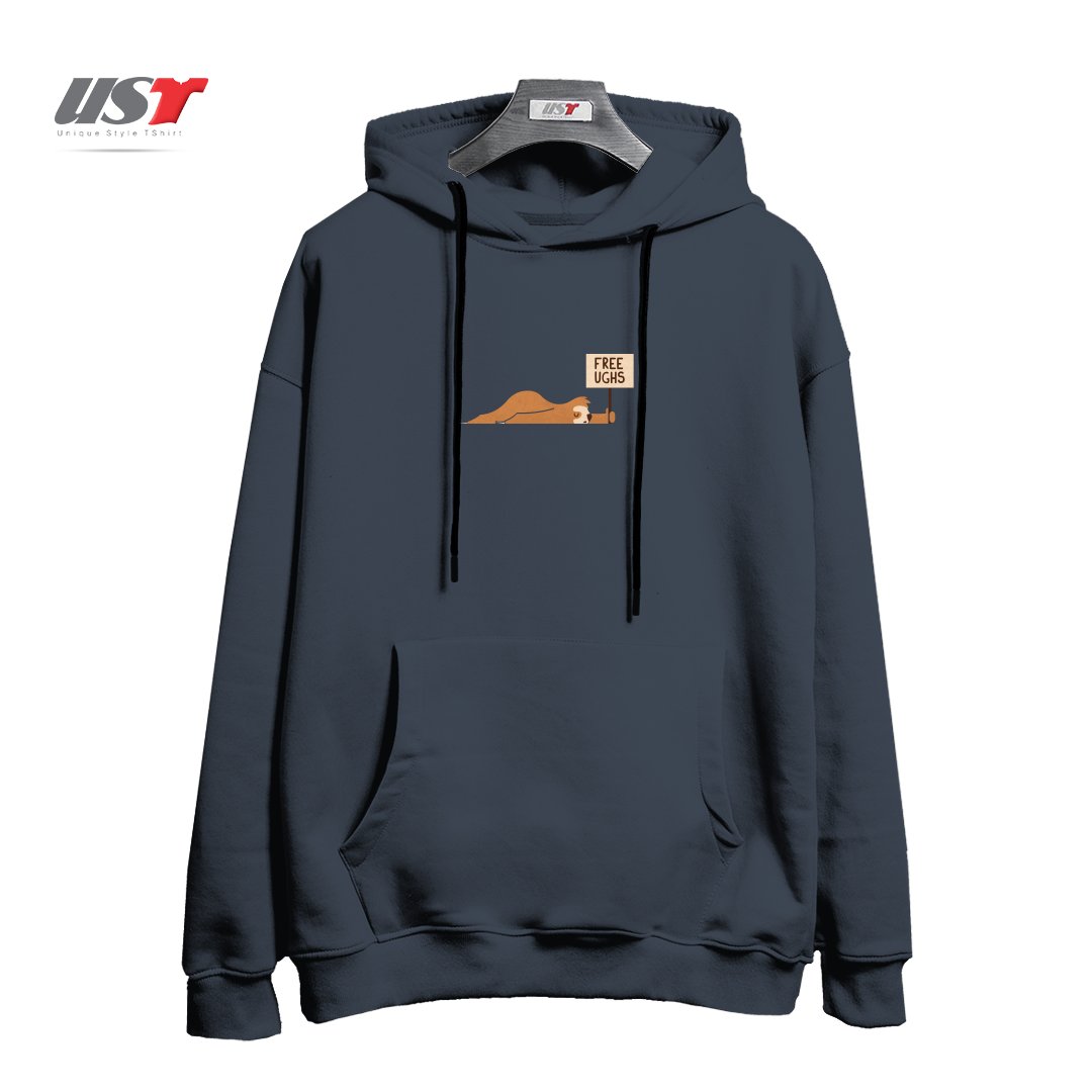 هودی اورسایز طرح FREE UGHS