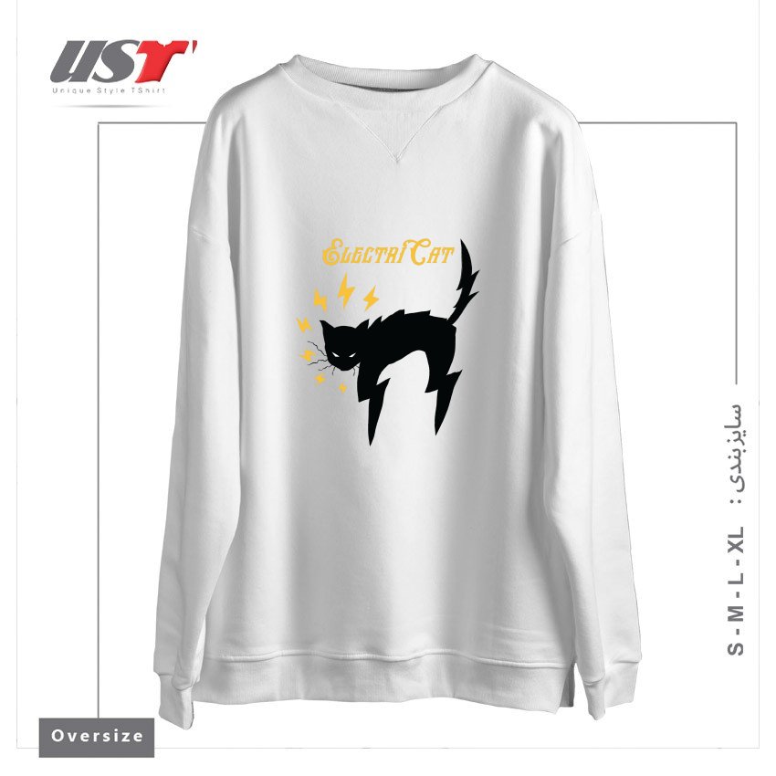 سوییشرت اورسایز طرح lash-Recovered