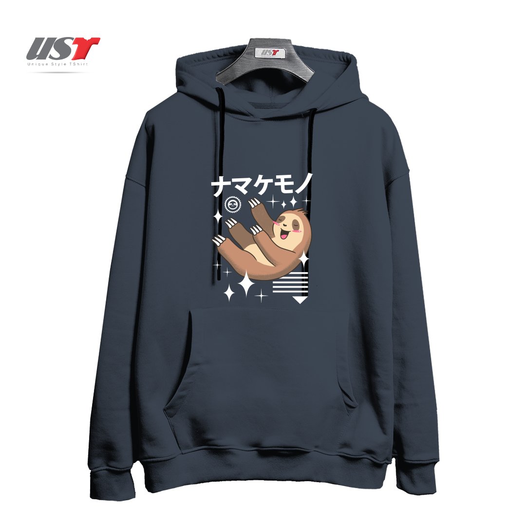 طرح KAWAII SLOTH هودی اورسایزرنگ دودی