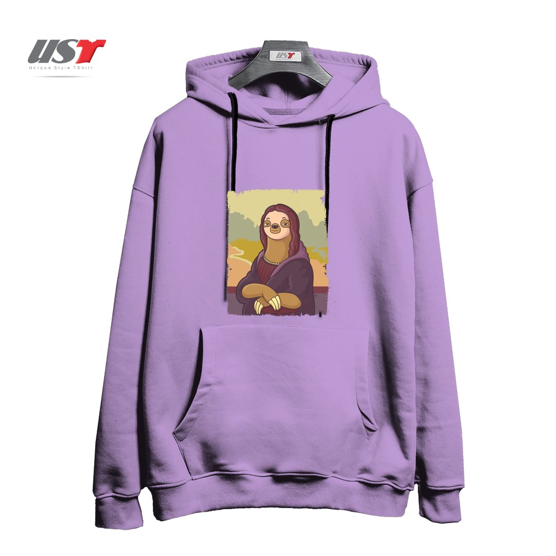 طرح LAZY LISA هودی اورسایزرنگ یاسی