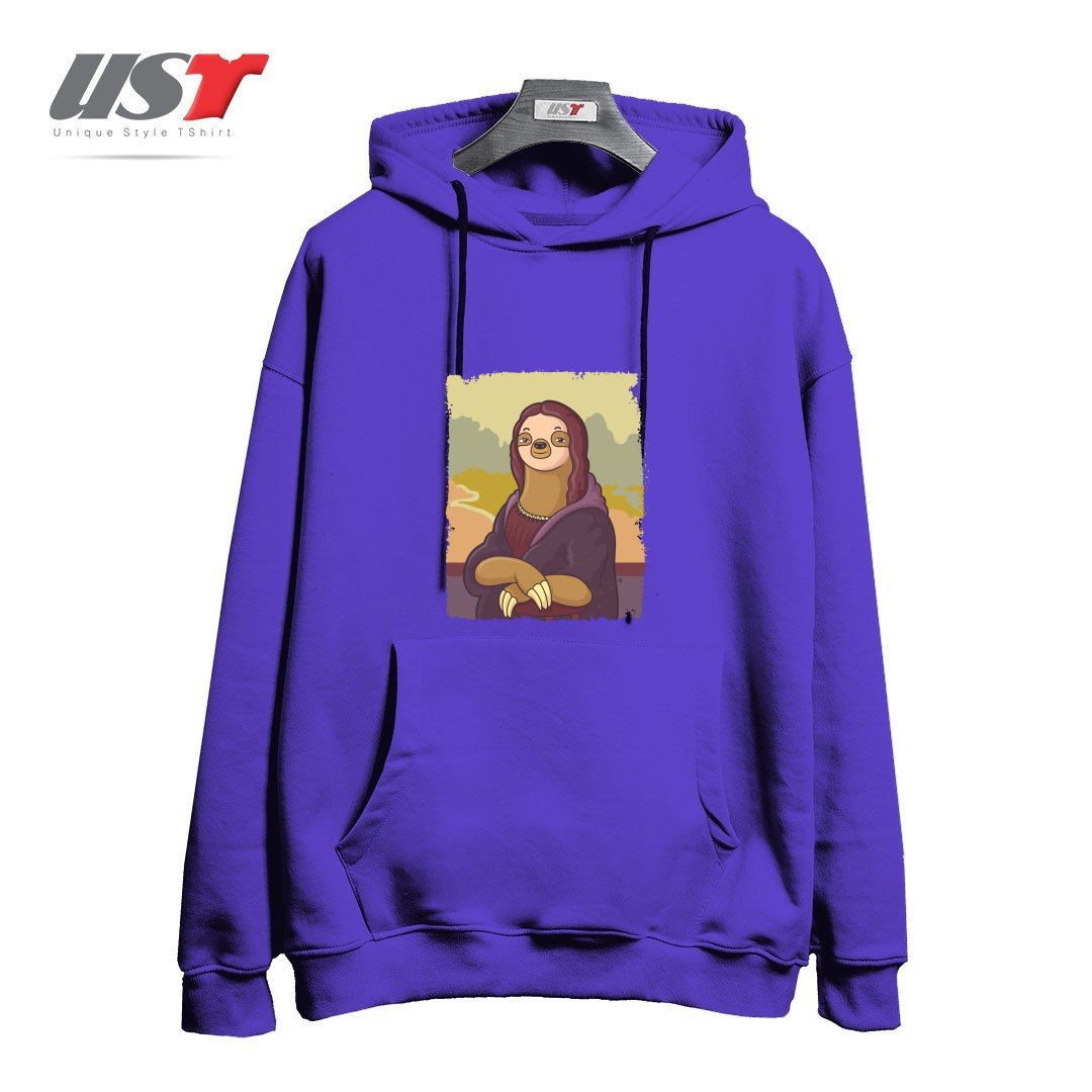 هودی اورسایز طرح LAZY LISA