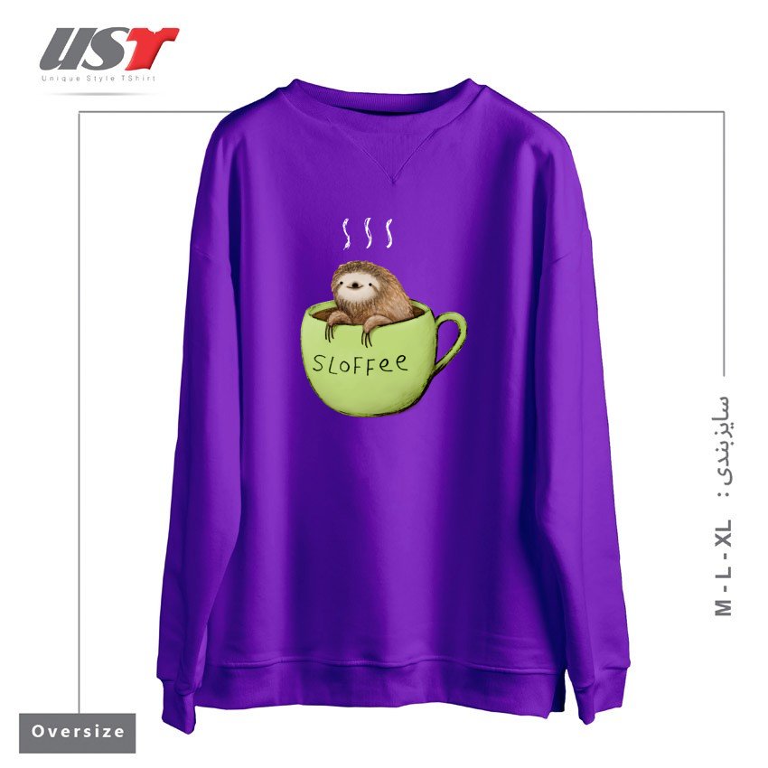 سوییشرت اورسایز طرح SLOFFEE