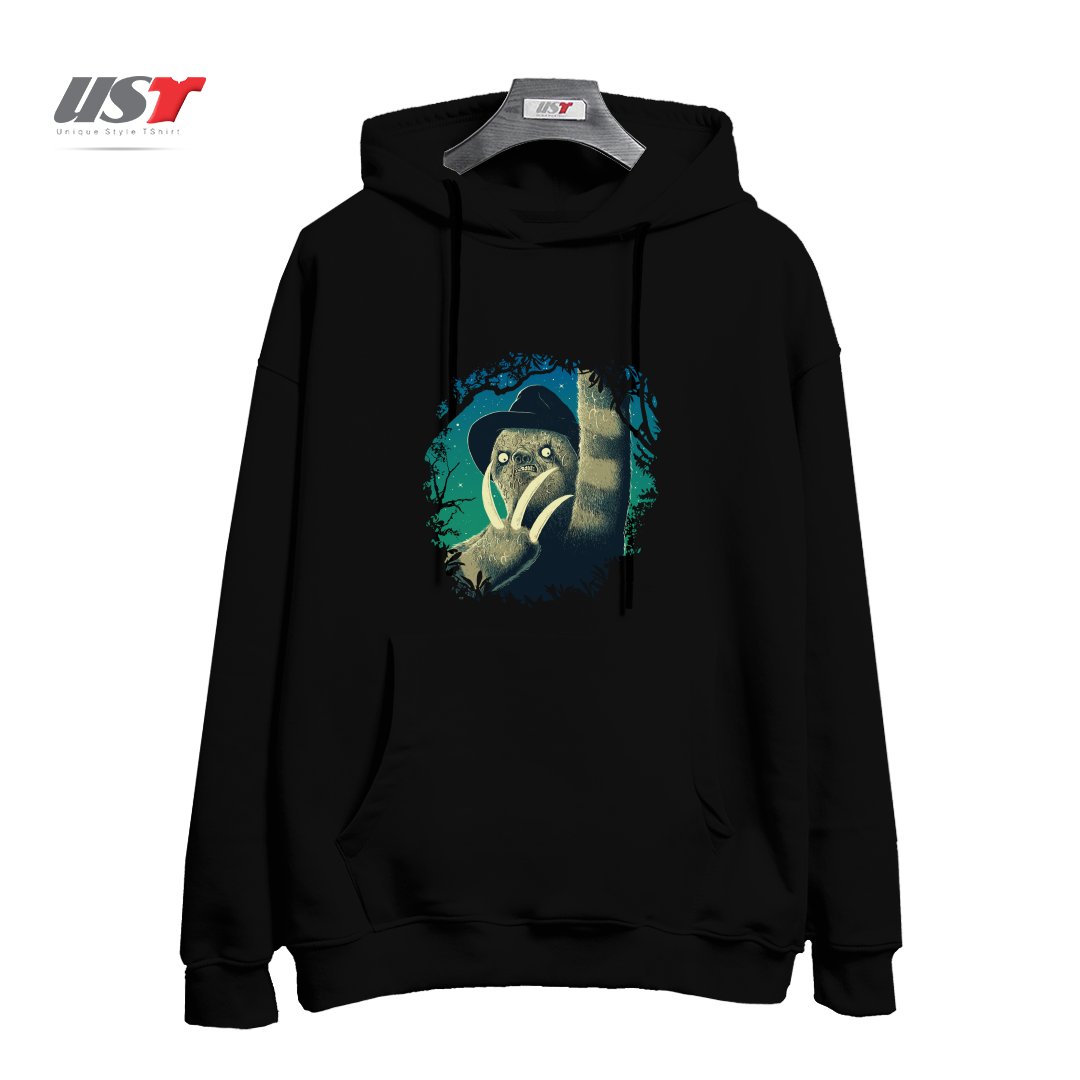 طرح SLOTH FREDDY هودی اورسایزرنگ مشکی