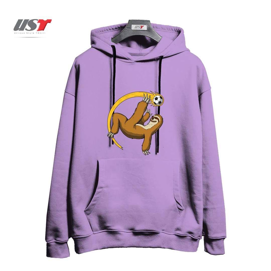 طرح SLOTH SOCCER PLAYER هودی اورسایزرنگ یاسی