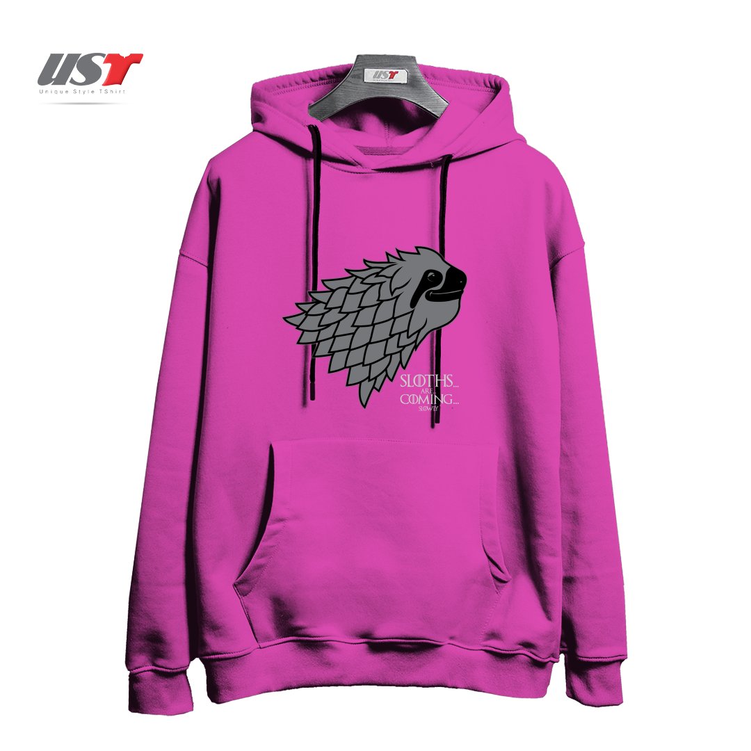 هودی اورسایز طرح SLOTHS ARE COMING!