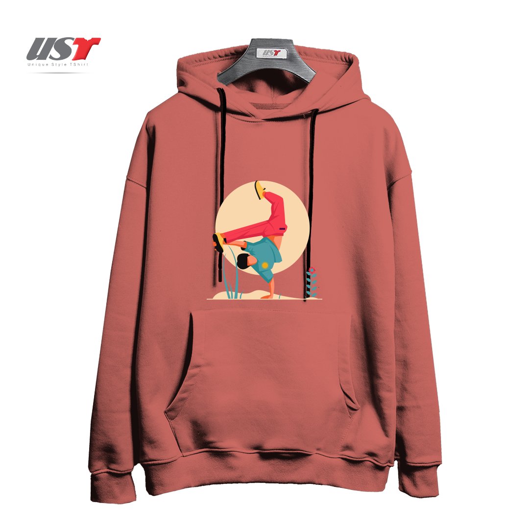 هودی اورسایز طرح Life Style-1