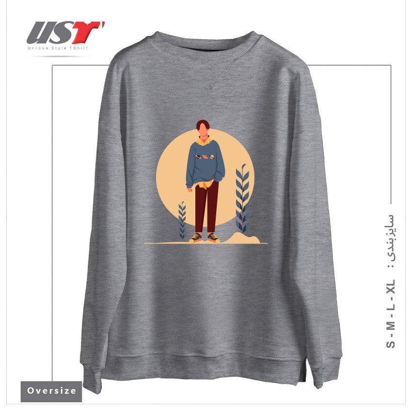 سوییشرت اورسایز طرح Life Style2