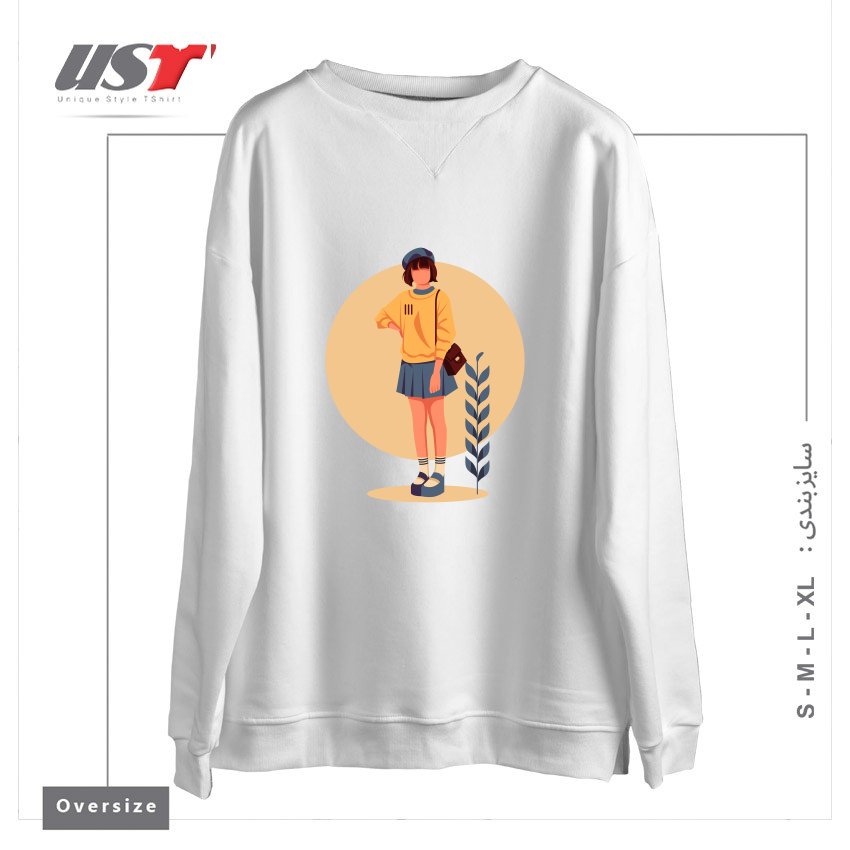 سوییشرت اورسایز طرح Life Style6