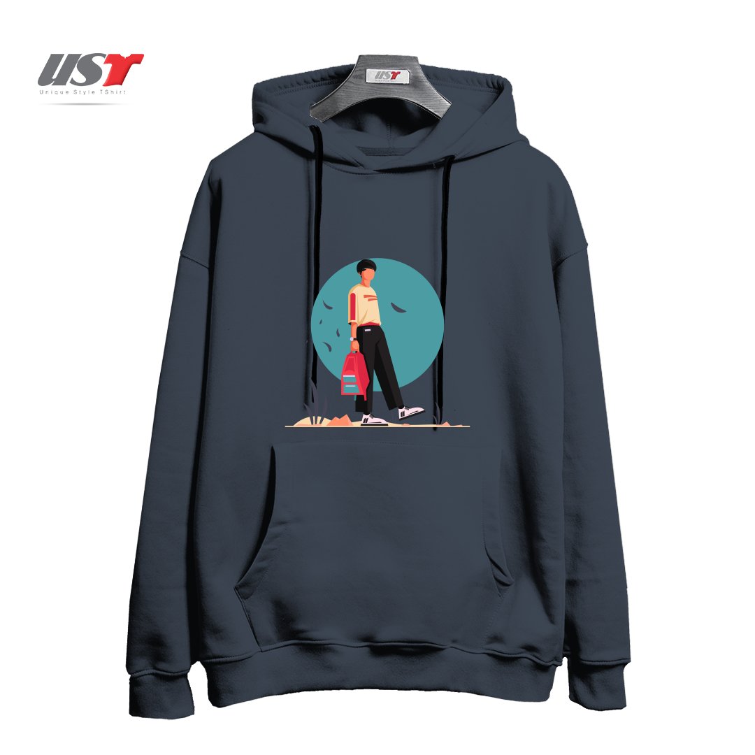 هودی اورسایز طرح Life Style8