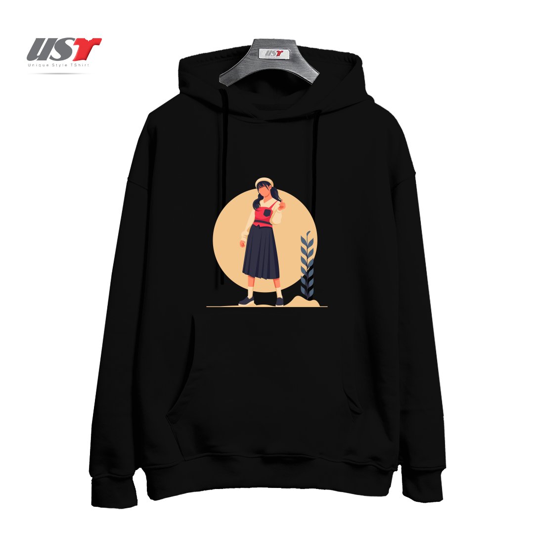 هودی اورسایز طرح Life Style10