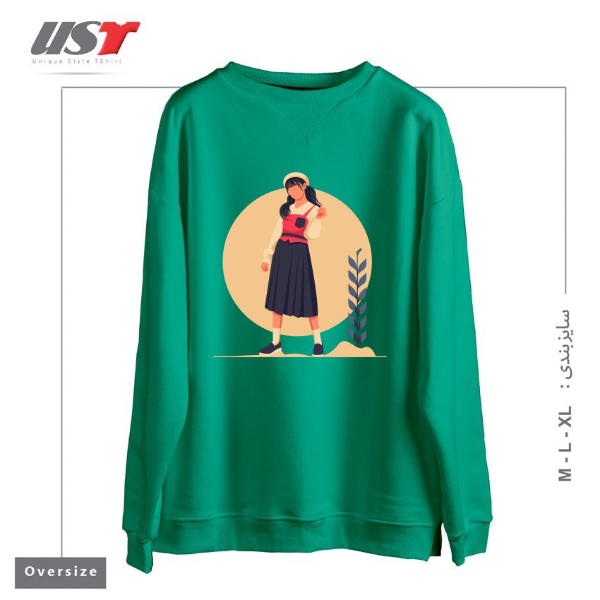 سوییشرت اورسایز طرح Life Style10