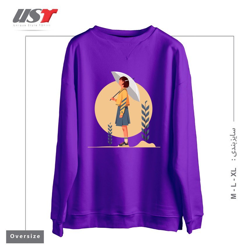 سوییشرت اورسایز طرح Life Style12