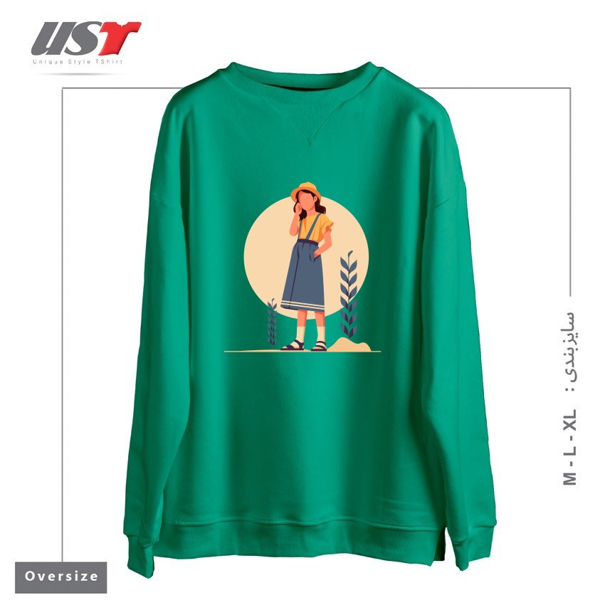 سوییشرت اورسایز طرح Life Style14