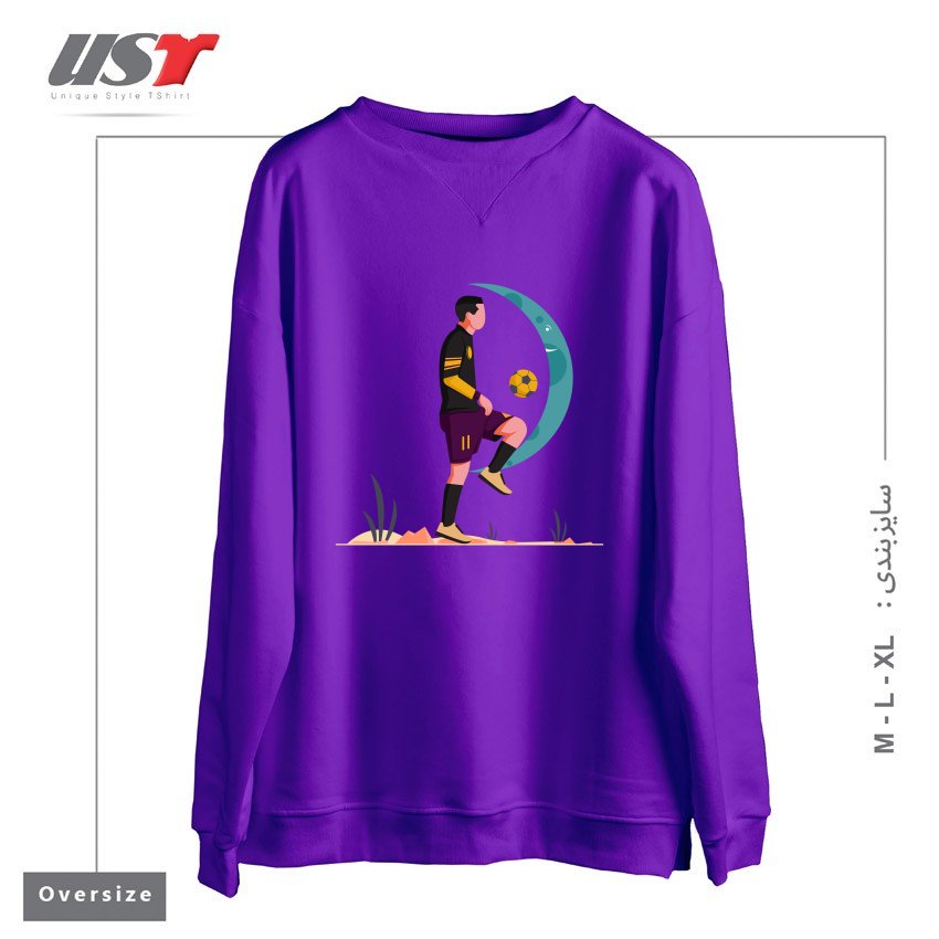 سوییشرت اورسایز طرح Life Style17