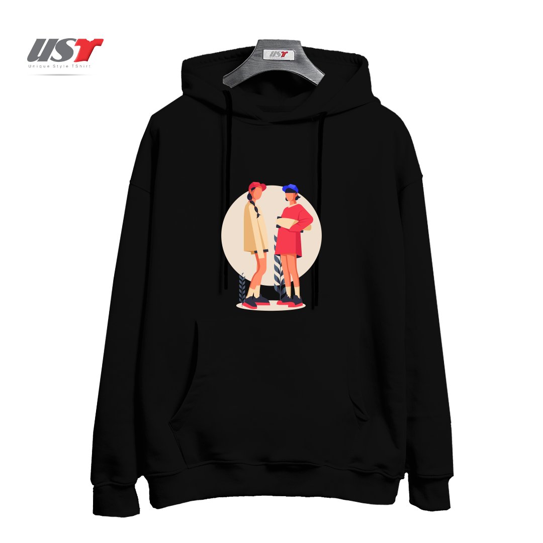 هودی اورسایز طرح Life Style19