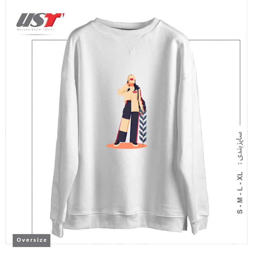 سوییشرت اورسایز طرح Life Style20