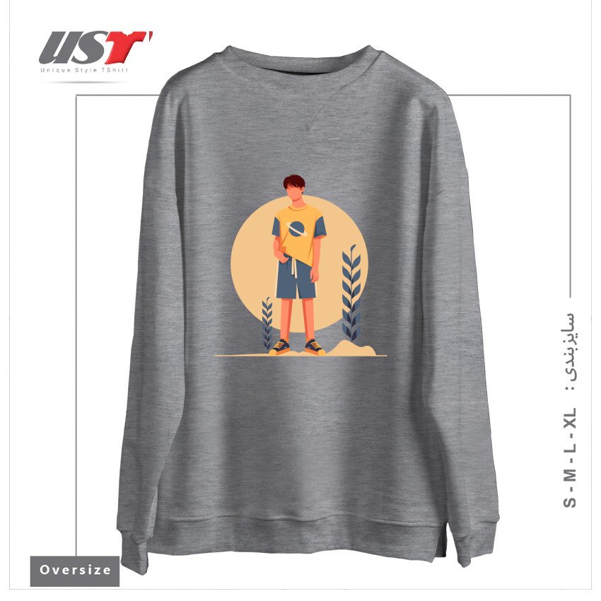 سوییشرت اورسایز طرح Life Style22