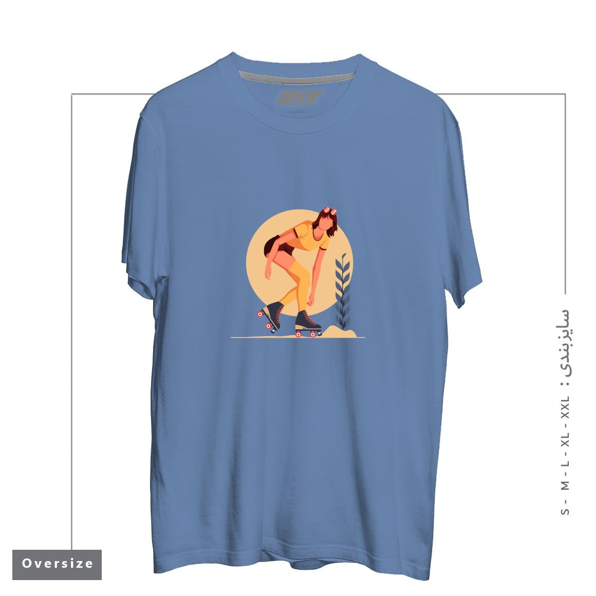 تیشرت اورسایز طرح Life Style24