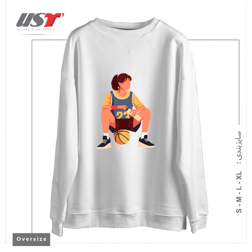 سوییشرت اورسایز طرح Life Style25