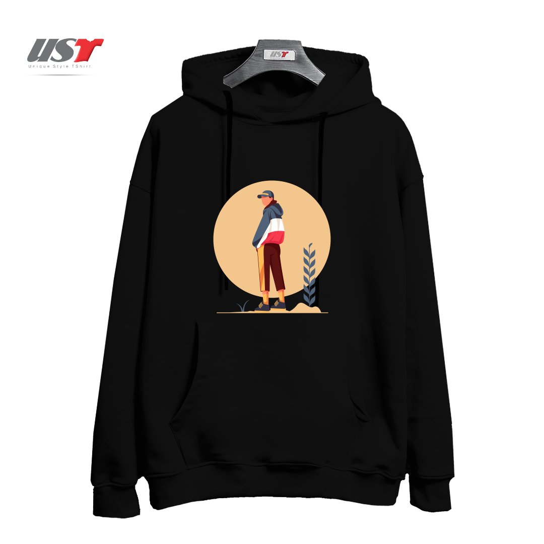 هودی اورسایز طرح Life Style26