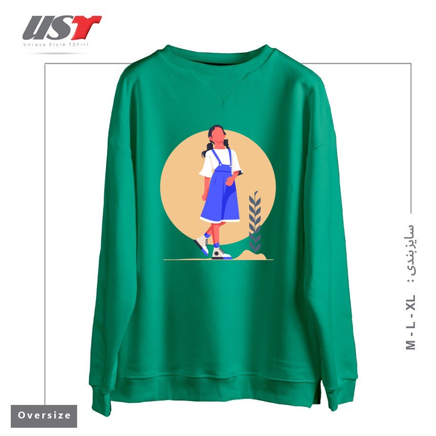 سوییشرت اورسایز طرح Life Style30