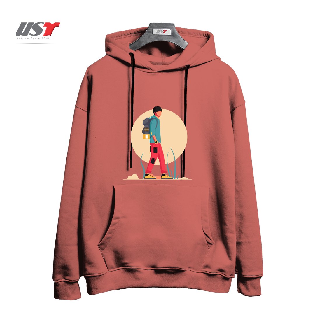 هودی اورسایز طرح Life Style35