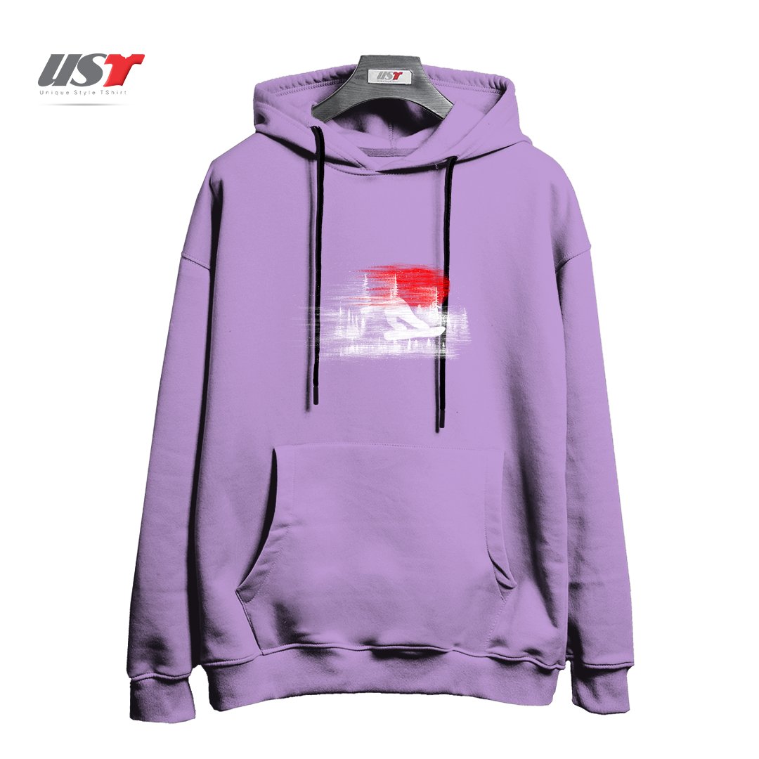 هودی اورسایز طرح MY SNOWBOARD ART