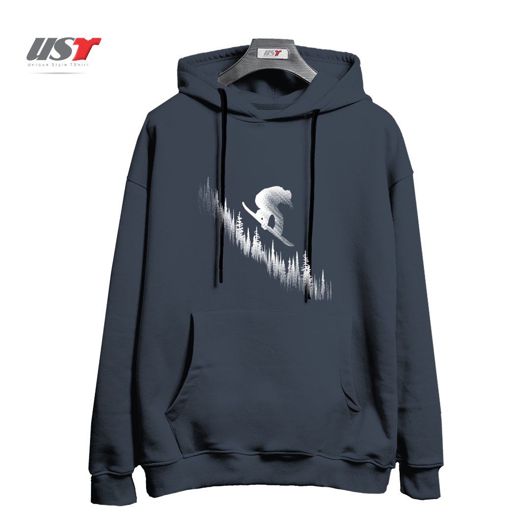 طرح MY SNOWBOARD ART2 هودی اورسایزرنگ دودی