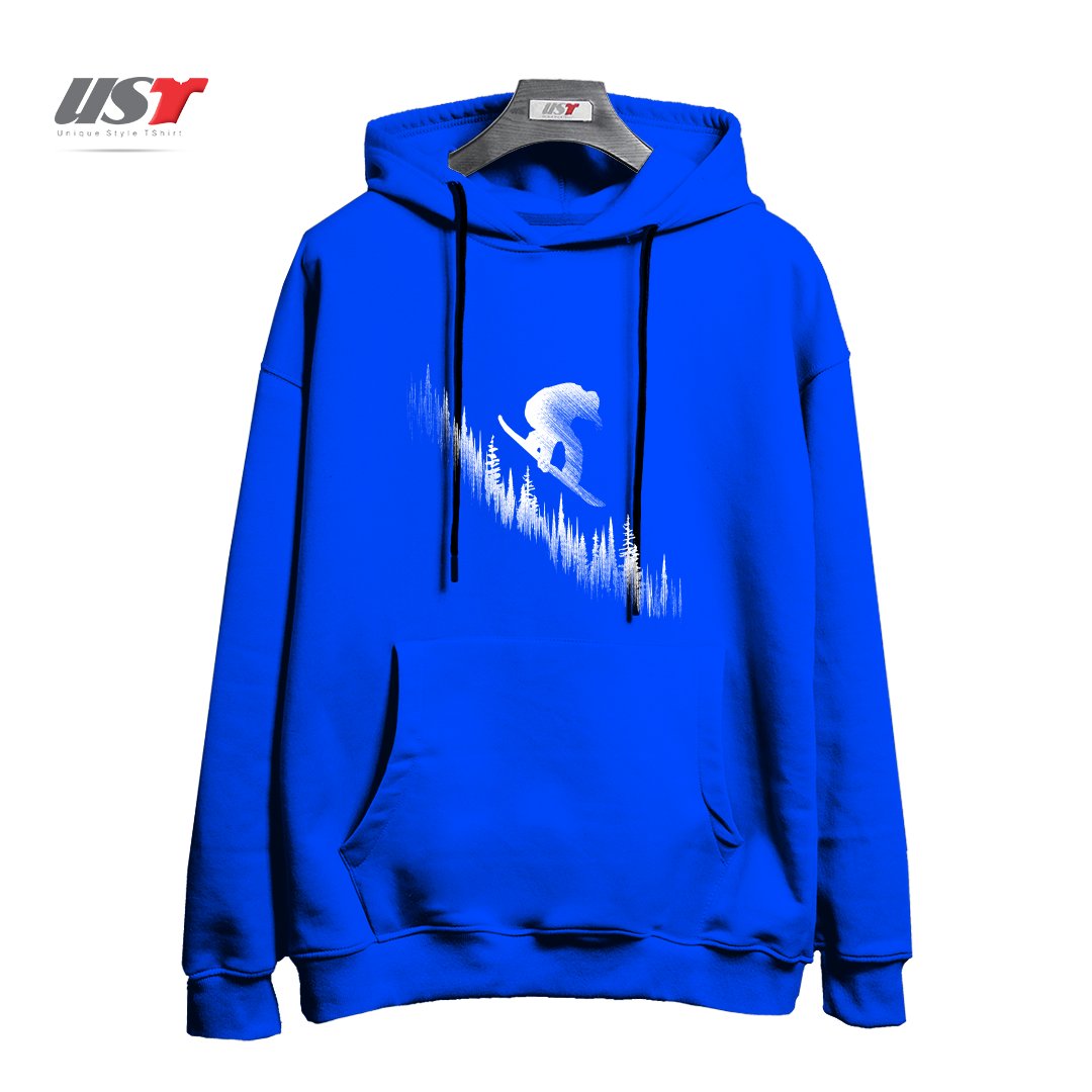 هودی اورسایز طرح MY SNOWBOARD ART2