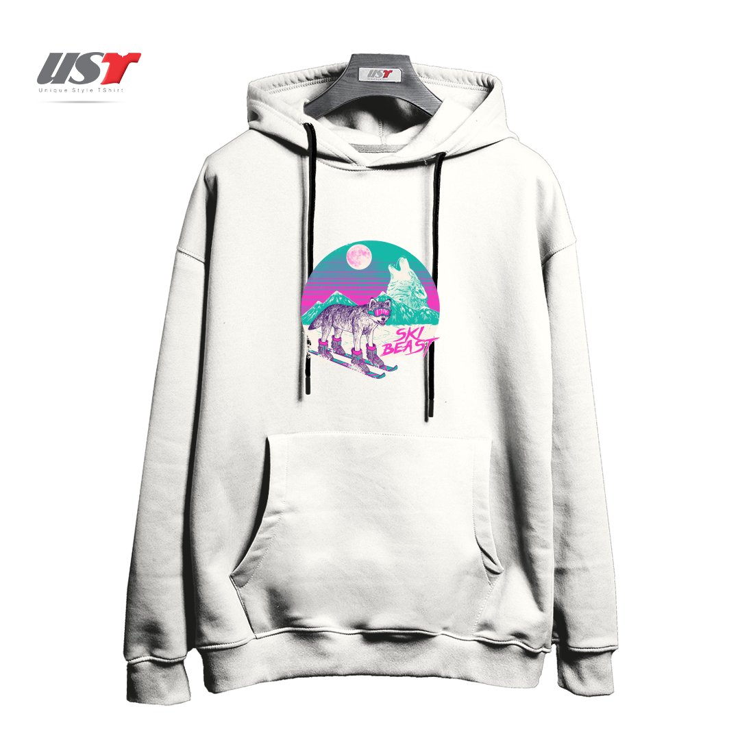 هودی اورسایز طرح SKI BEAST
