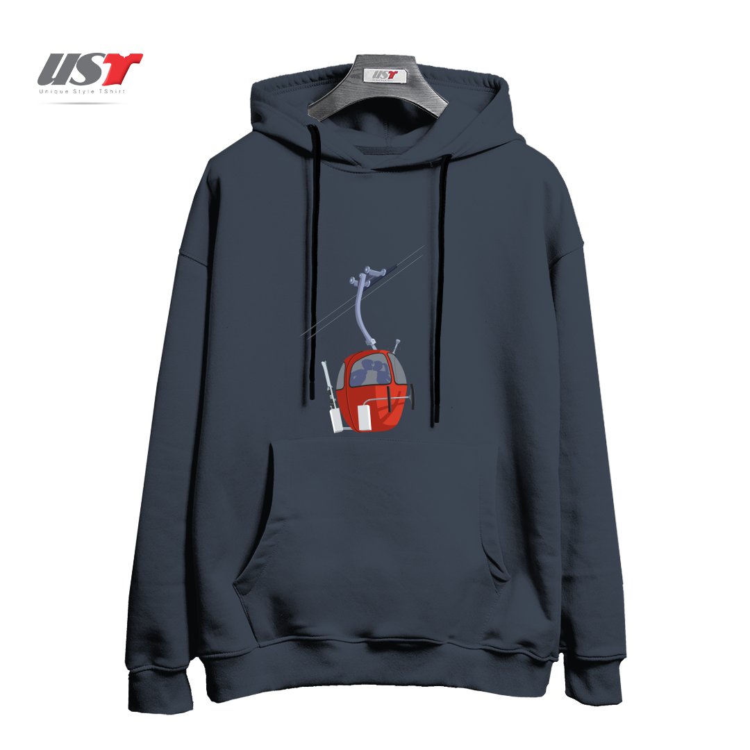 طرح SKI KISS هودی اورسایزرنگ دودی