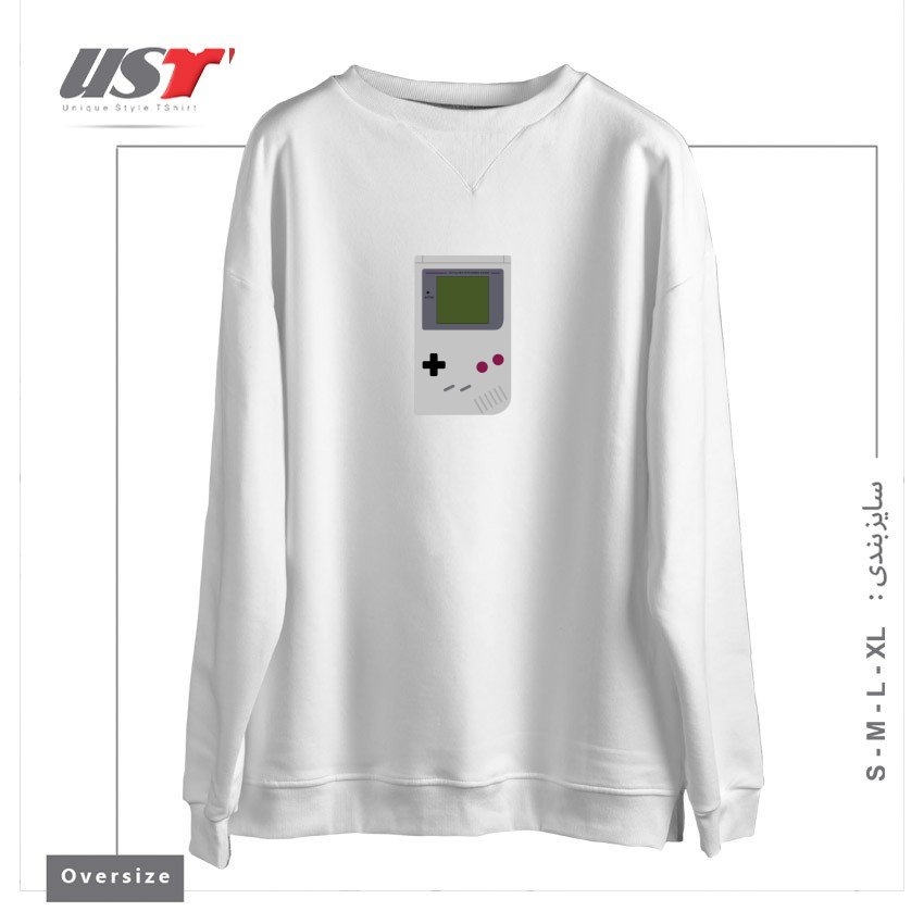 سوییشرت اورسایز طرح GAMEBOY