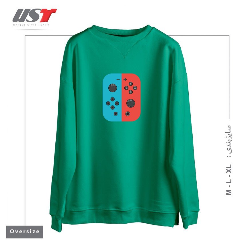 سوییشرت اورسایز طرح JOY JOY