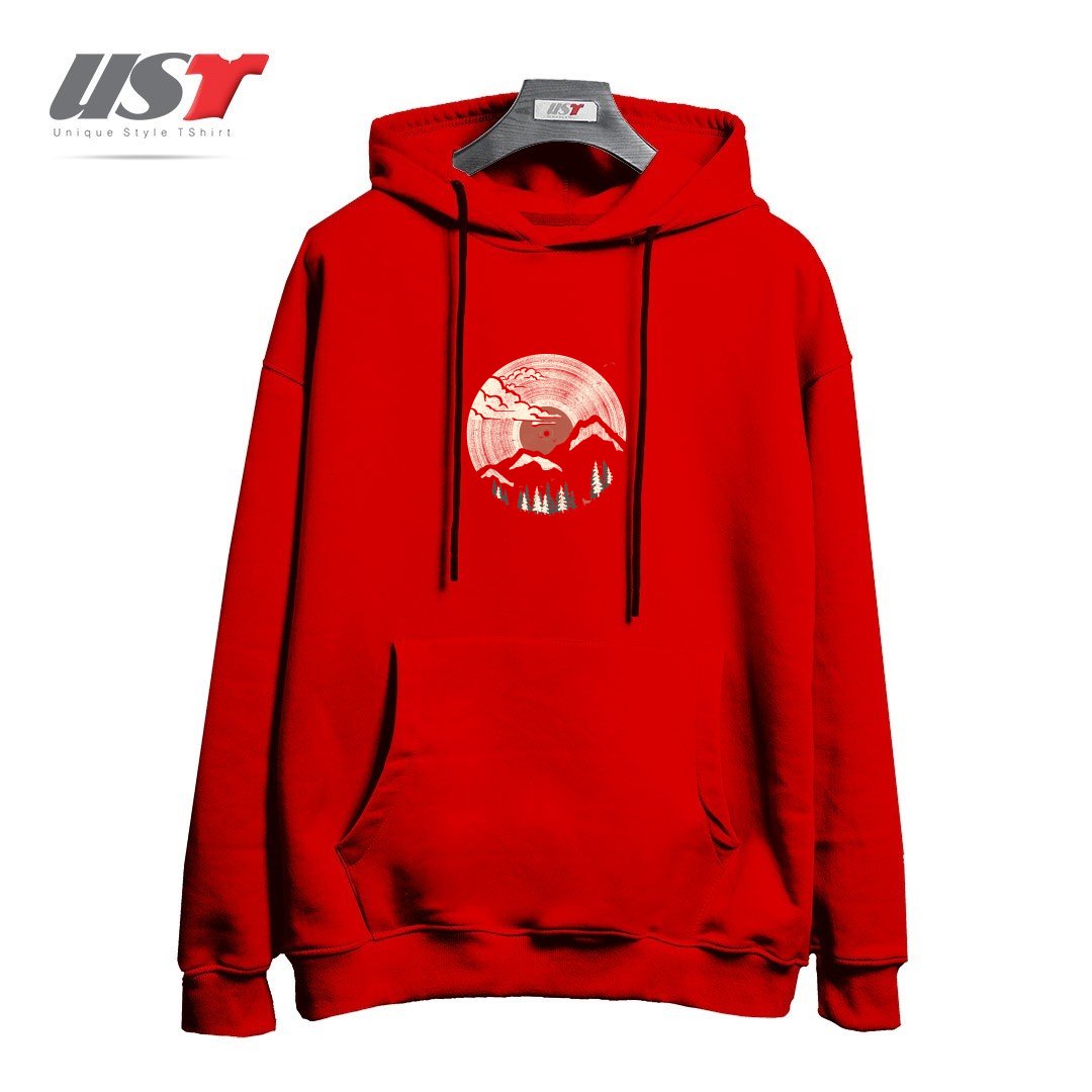 طرح MTN LP هودی اورسایزرنگ قرمز