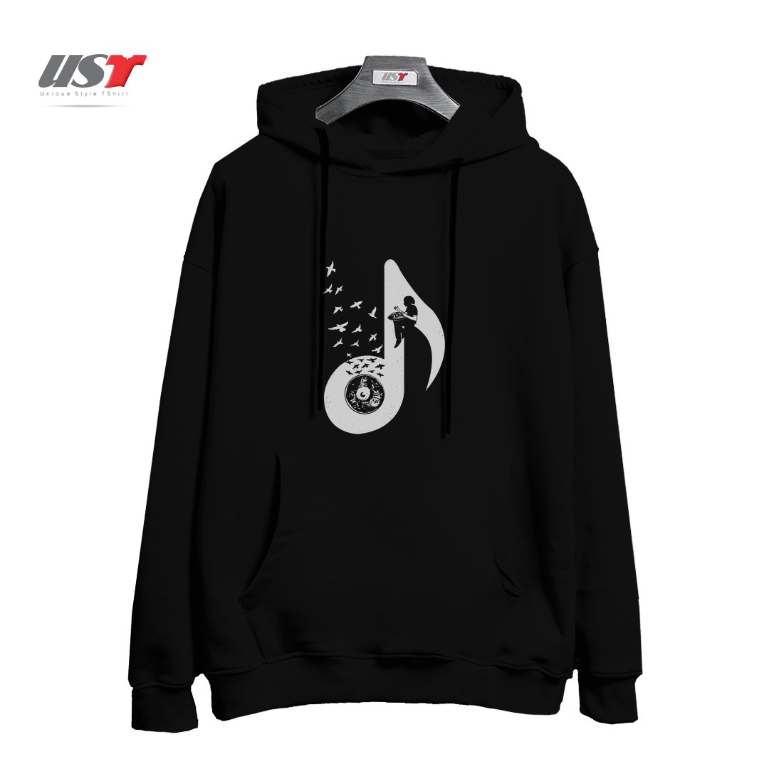 هودی اورسایز طرح MUSICAL - HANG DRUM