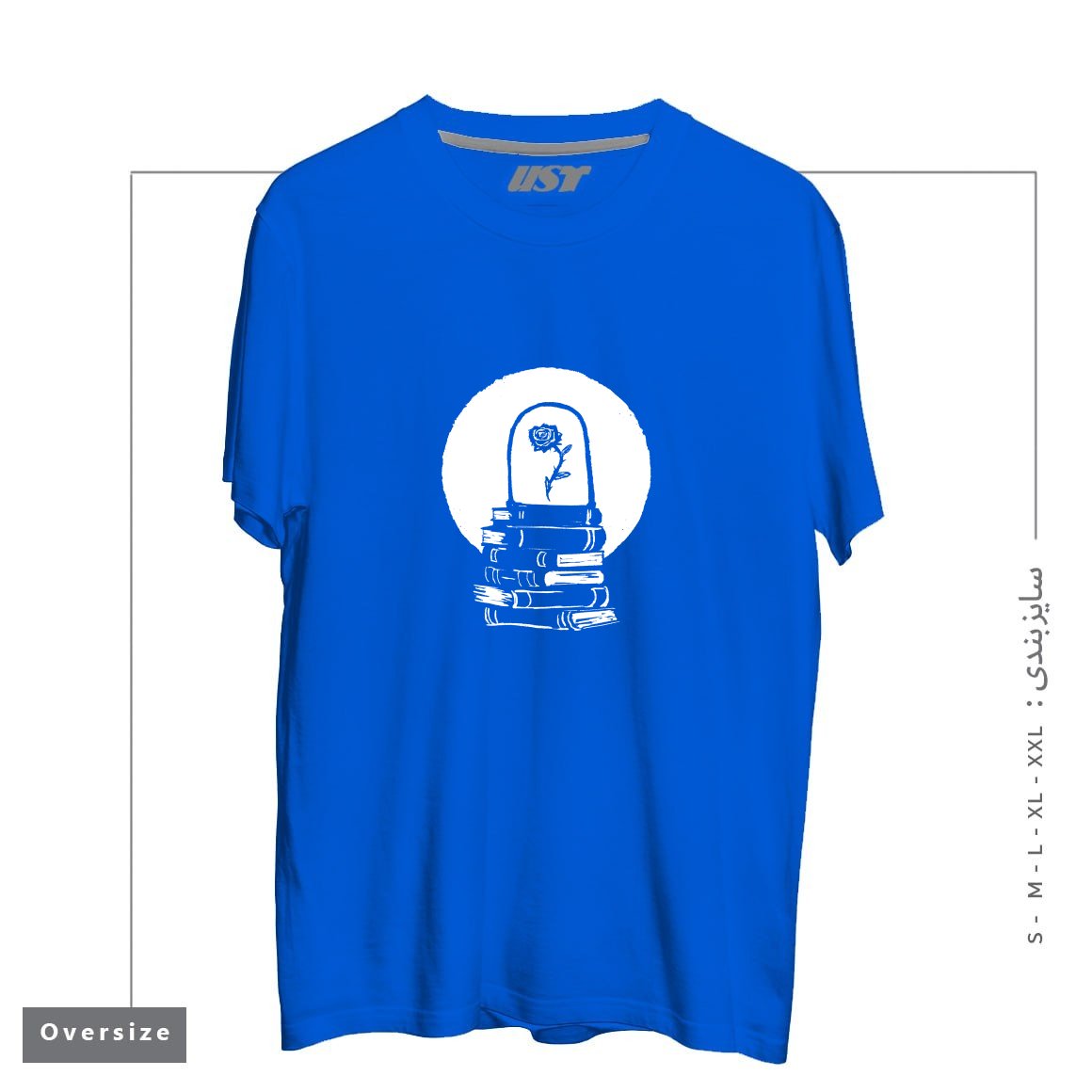 تیشرت اورسایز طرح ROSE