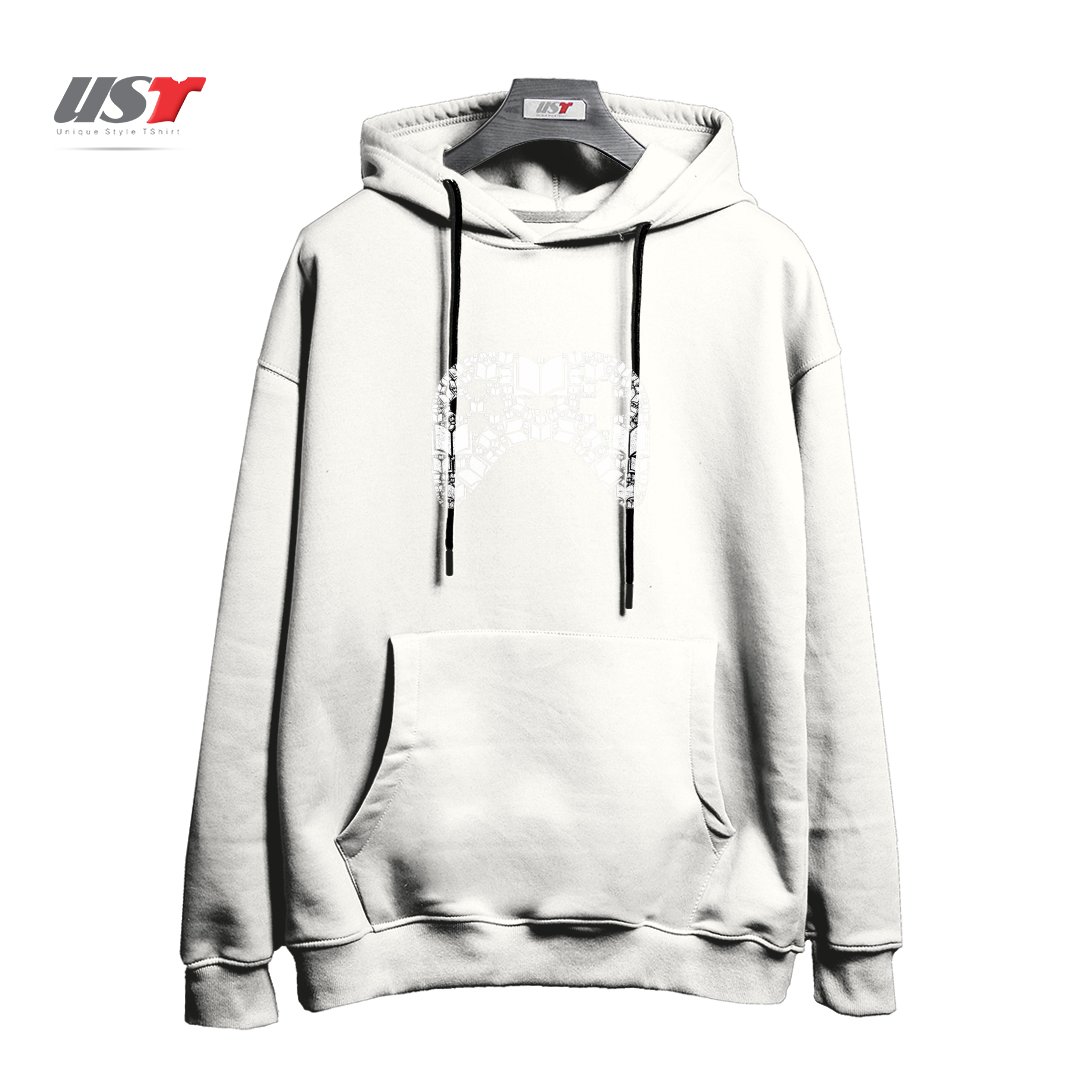 طرح TAKE CONTROL هودی اورسایزرنگ سفید