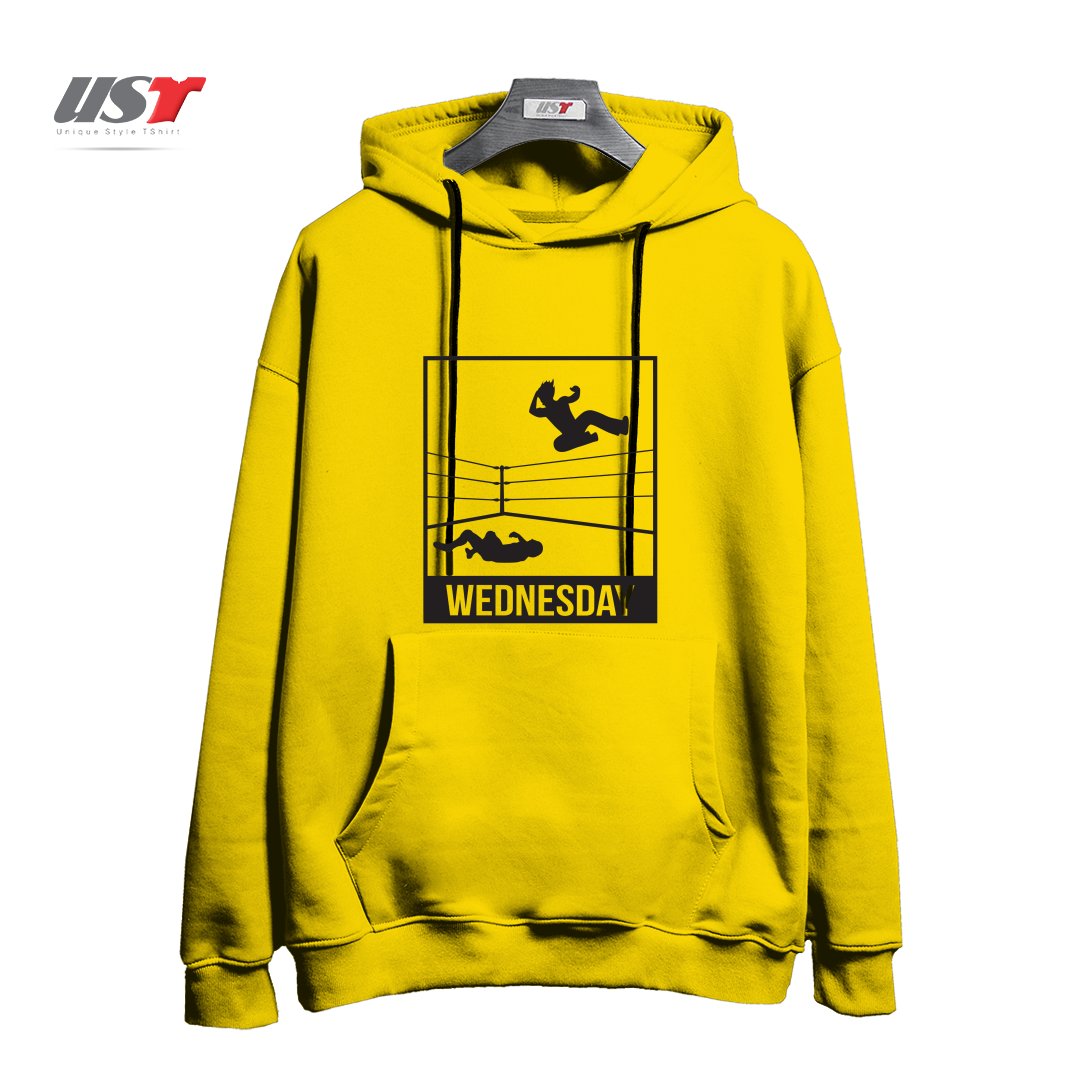 هودی اورسایز طرح WEDNESDAY NIGHT WRESTLING