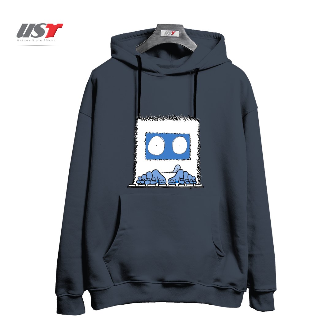 طرح CODE SQUATCH هودی اورسایزرنگ دودی